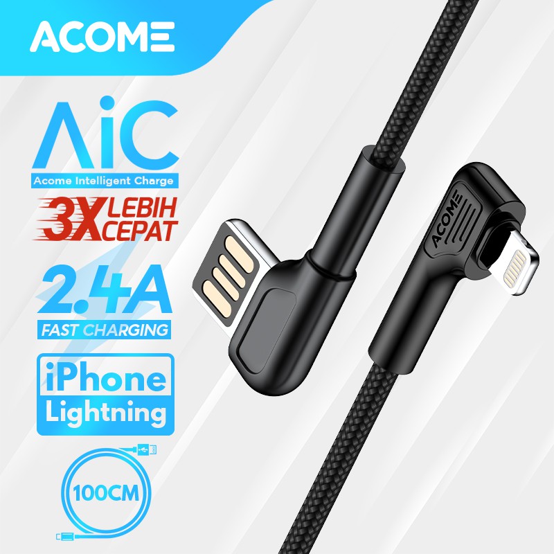 ACOME Gaming Cable Data iPhone Fast Charging Kabel Data