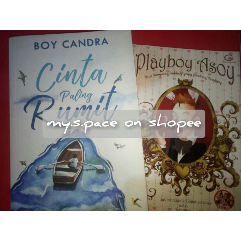 take all preloved novel original indonesia romance comedy boy chandra cinta paling rumit+playboy aso