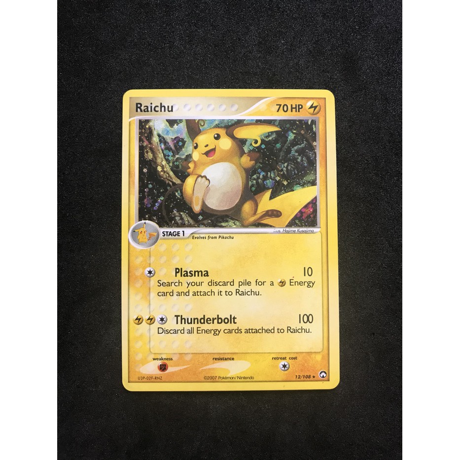 Kartu Pokemon TCG Raichu (harga/kartu)