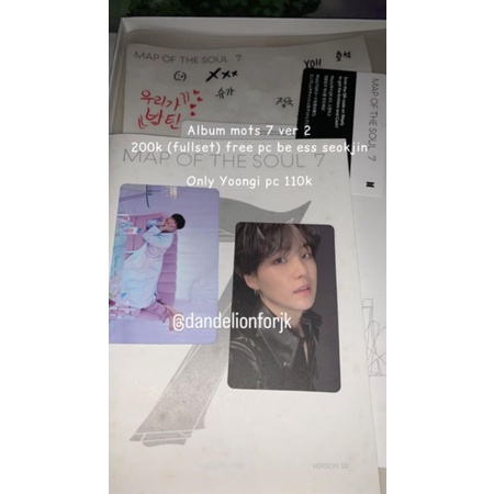 ALBUM MOTS 7 ver. 2 & PC SUGA