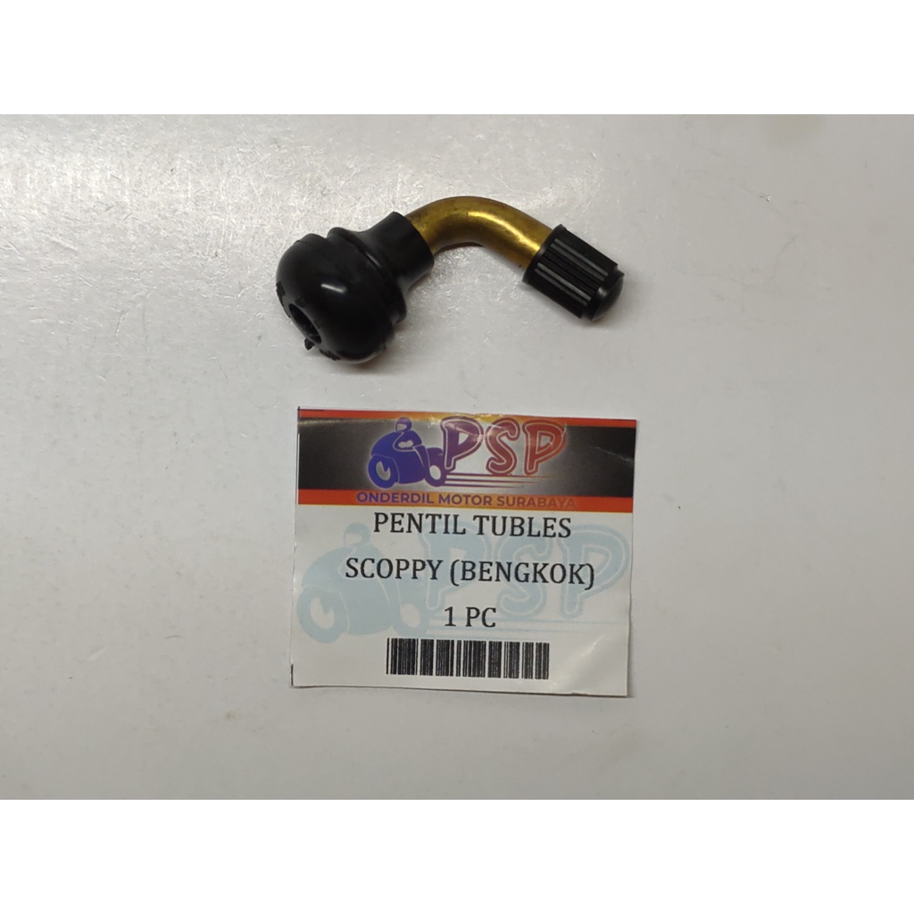 Pentil Tubles Scoopy (Bengkok) - Pen Penutup Tutup Cop Ban Tubeles Tubles Honda Scoopy ESP Beat New
