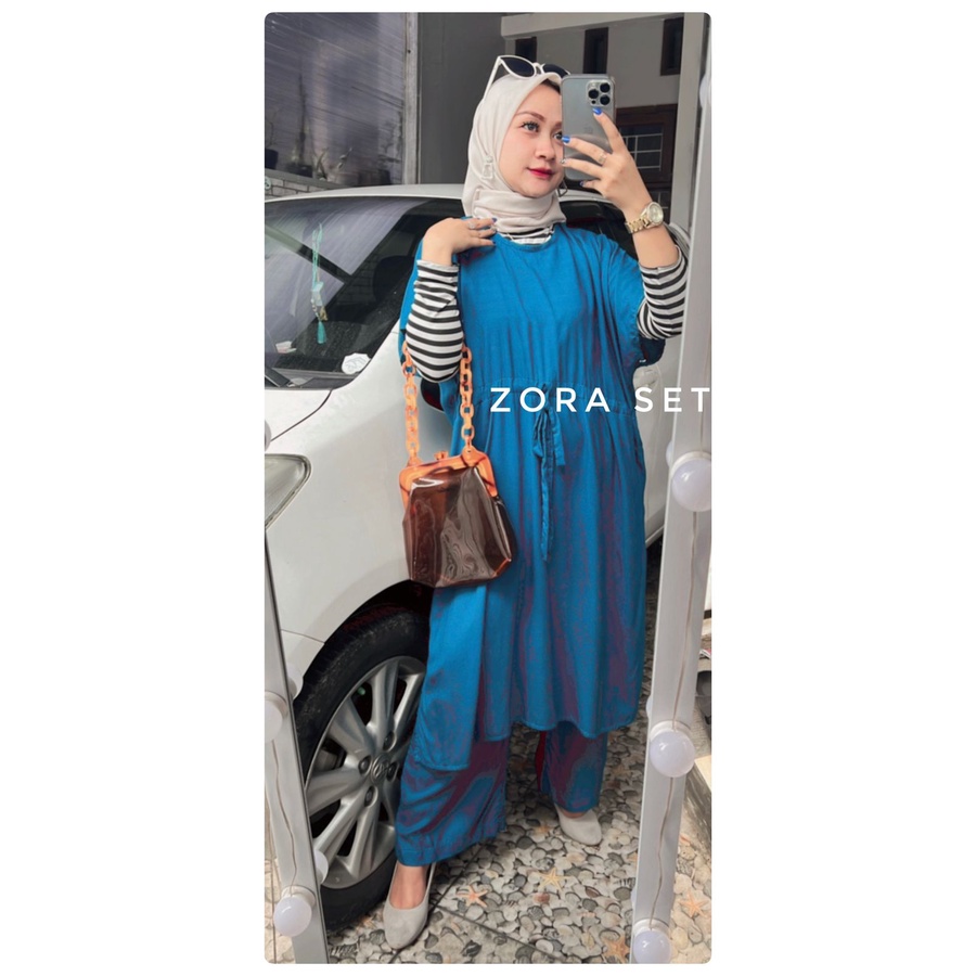 Zora Set Kaftan Serut Terbaru