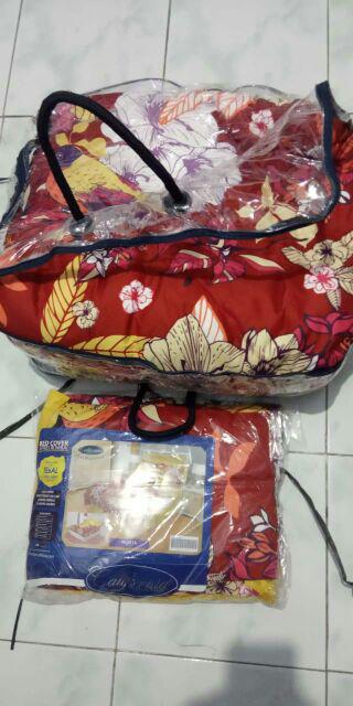 Set Bedcover + Sprei California 180x200 160x200  Pinkflamingo Nurita Mahesa Capilano Hanna  Bc180clf