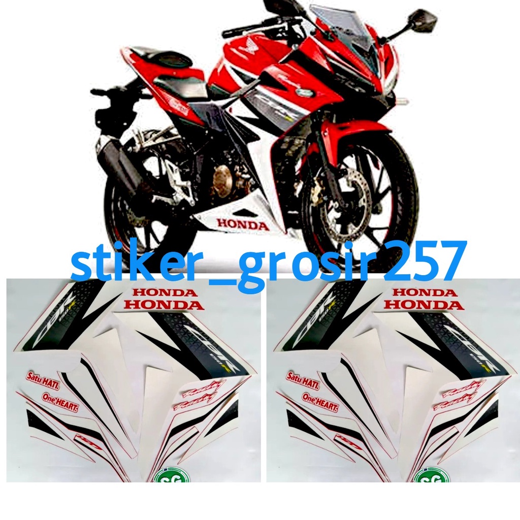 STIKER STICKER STRIPING LIS BODY HONDA CBR K45N 150R FACELIFT 2016 2017 MERAH STICKER MOTOR CBR STAN