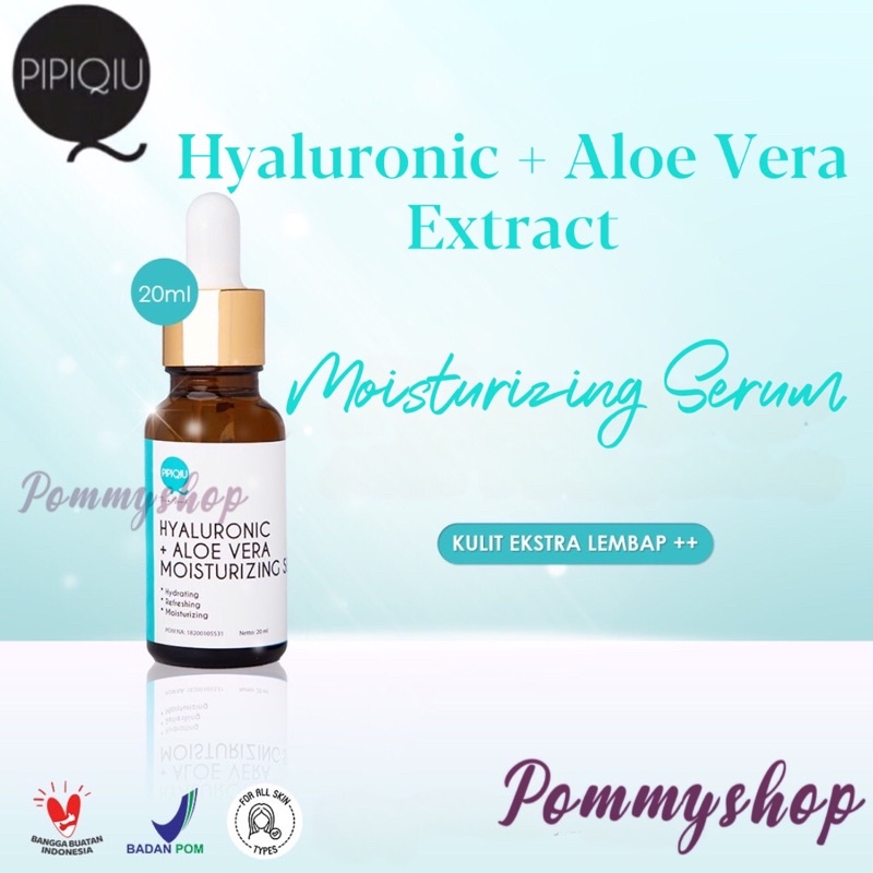 Serum Pelembab Wajah / Hyaluronic Aloevera Moisturizing Serum Pipiqiu