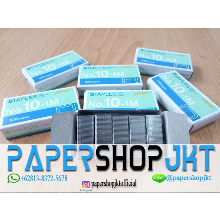 

PEREKAT-PENGIKAT- GROSIR!!! ISI STAPLES NO.10 JOYKO / ISI STAPLES JOYKO NO.10 -PENGIKAT-PEREKAT.