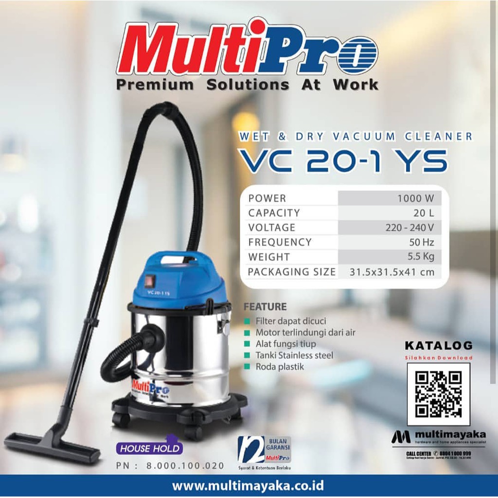Vacuum Cleaner Multipro VC-20 1YS