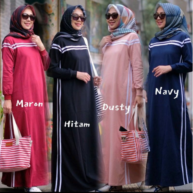 Gamis Kaos Inji Terbaru
