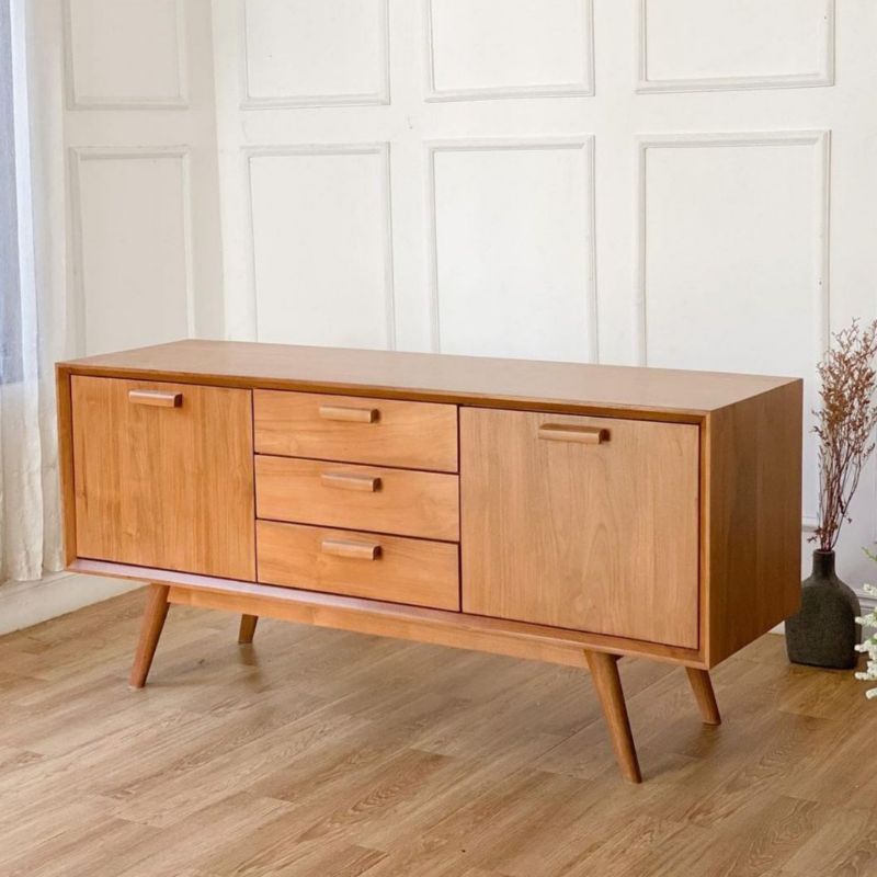 Bufet Rak TV Minimalis  Retro  Jati Jepara Jepara