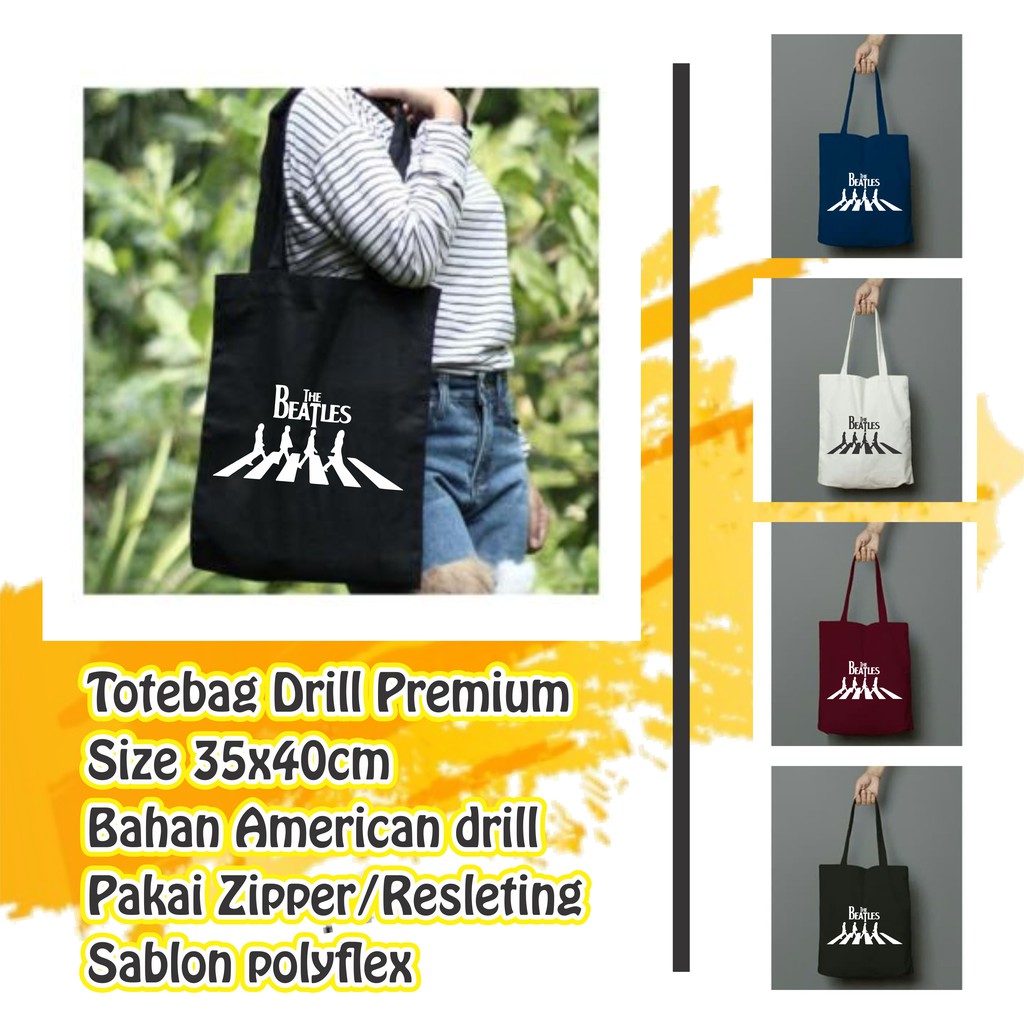 Totebag THE BEATLES II PAKAI RESLETING II SE02