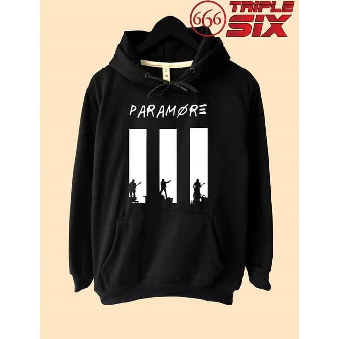 Jaket Hoodie Jumper Sweater Paramore Band Music Jacket Distro Pria Wanita Fleece Polos Murah