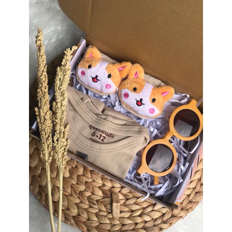 HAMPERS LAHIRAN BAYI LAKI LAKI PREMIUM KADO LAHIRAN-Coklat4