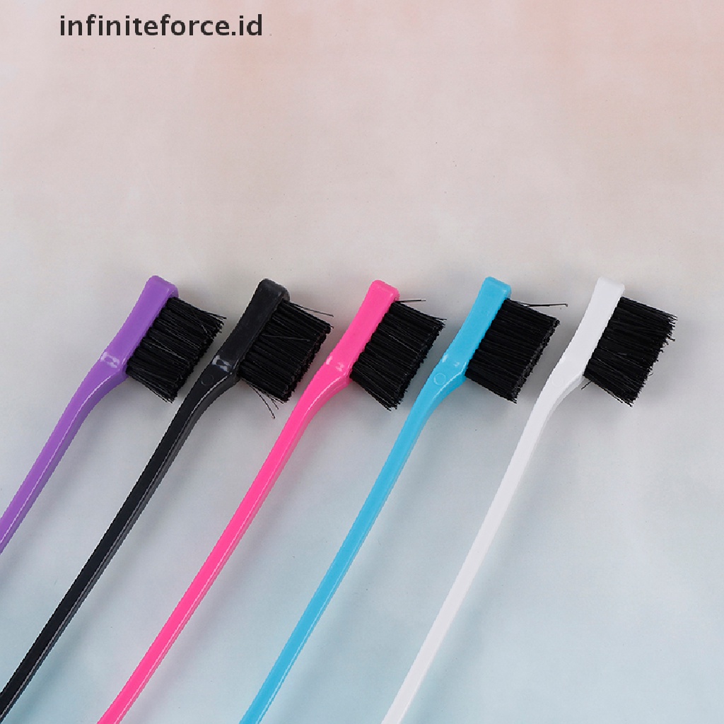 Infiniteforce.id Sisir brush Dua Sisi Aplikator gel Rambut Wanita