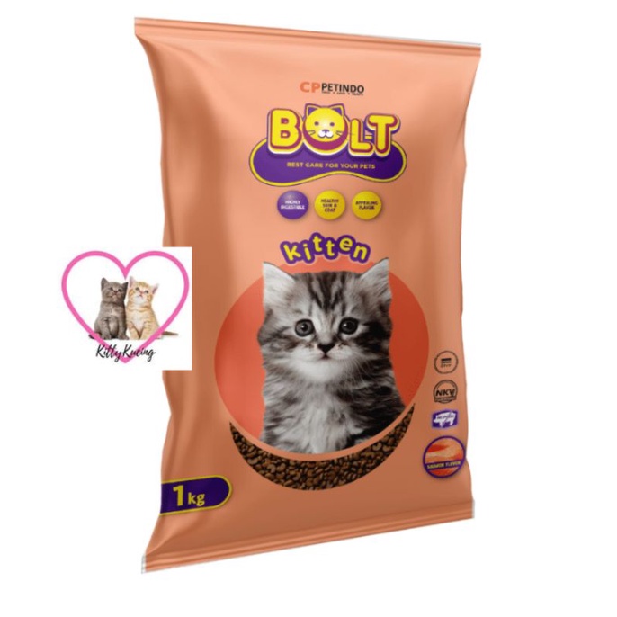 Bolt Kitten 1kg Rasa Salmon Freshpack