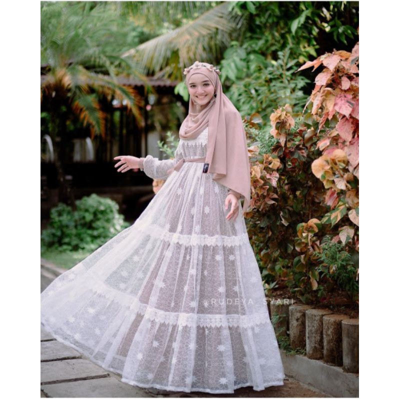new rania dress rudeya syari size XS original rudeya syari