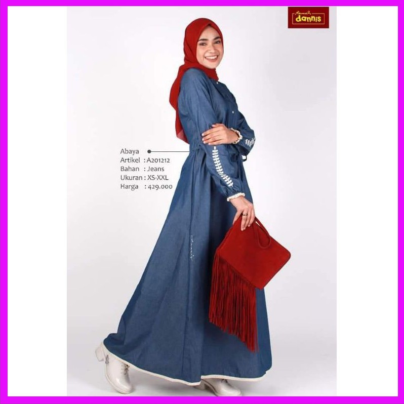 Sale Abaya Dannis Dewasa Terbaru A 201212