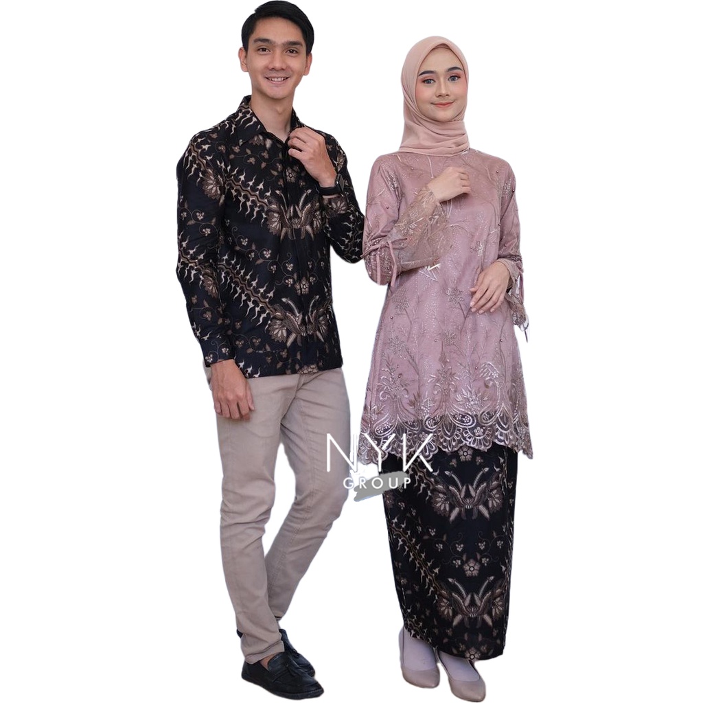 BATIK COUPLE KONDANGAN • KEBAYA SAVANA FREE SELENDANG CERUTY • KEBAYA PEVITA • COUPLE AGHNIA ROSE