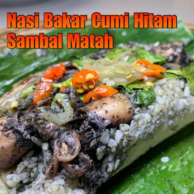 

Nasi Bakar / Nasbak Cumi Sambal Matah dll