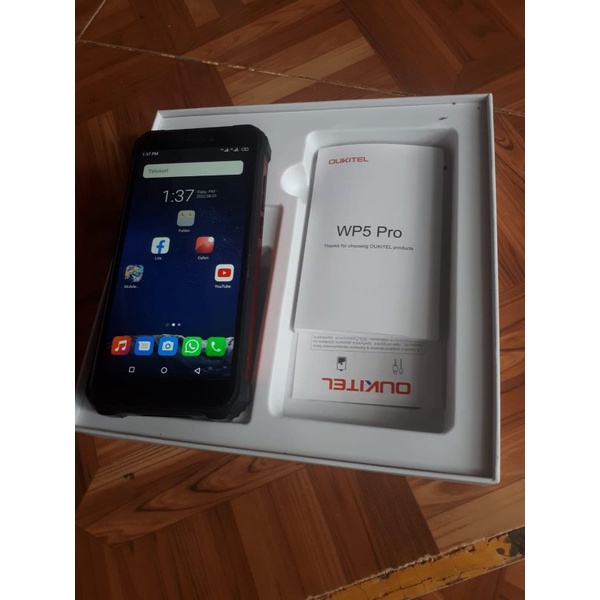 hp outdoor oukitel wp5 pro baterai badak 8000 mah