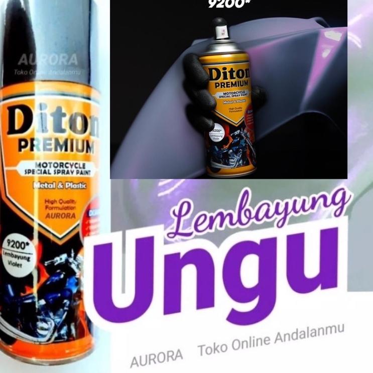 Dijamin Miring harga.. Pilox Diton Premium Lembayung Violet 9200 Cat Ungu Putih 400ml Pilok Pylox
