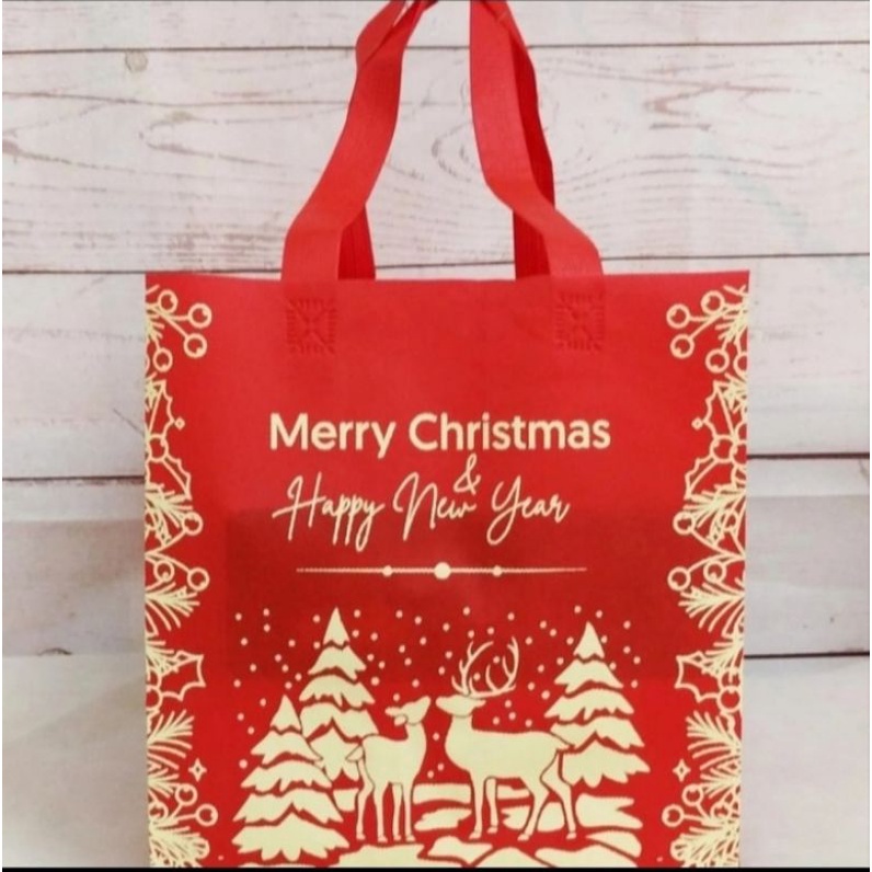 TAS NATAL 40X26X22 SPUNBOND | TAS HAMPERS NATAL | TAS BOX NASI