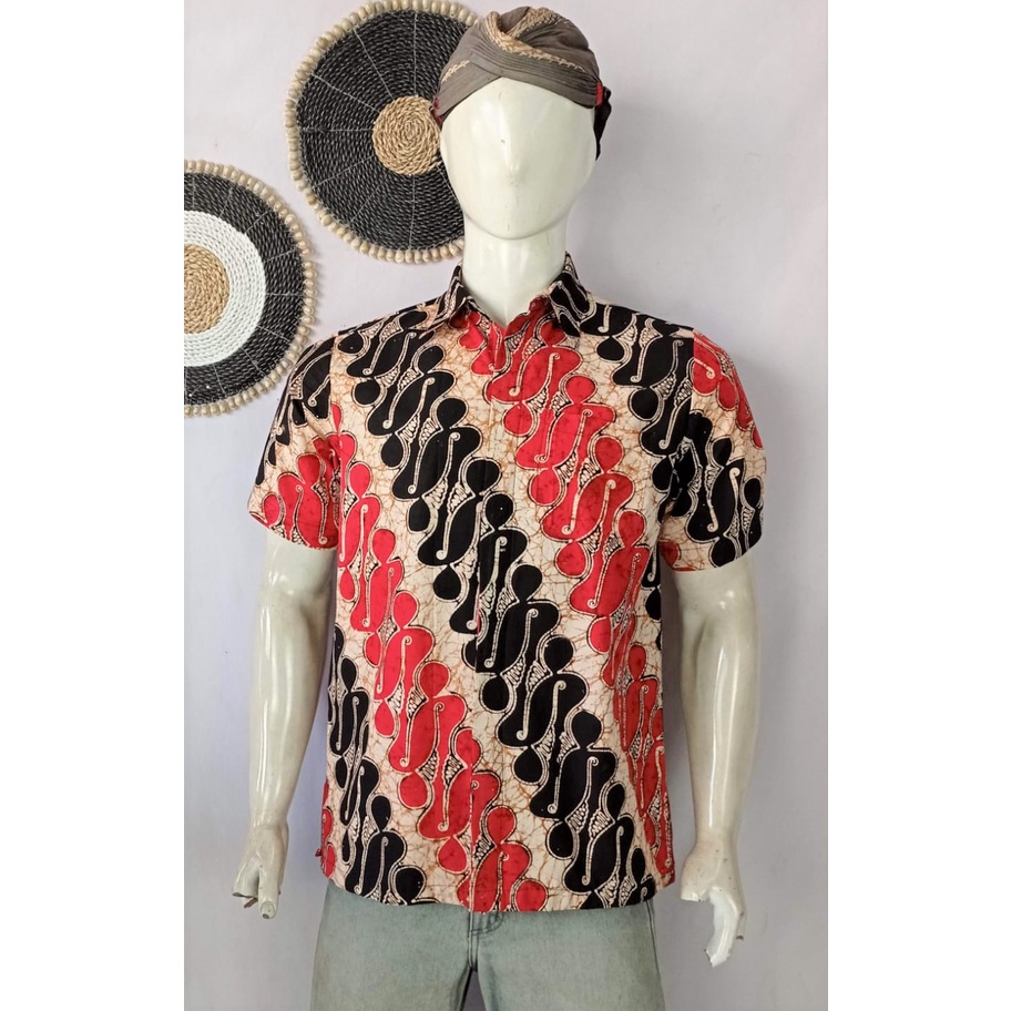 Krisna Batik Pria Kemeja Rendy Katun Adem