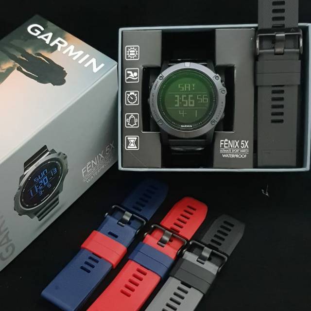 Garmin digital bonus strap jam tangan pria