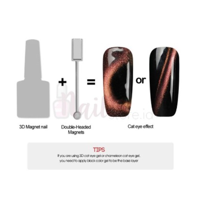 cat eye magnet duo nailart / cat eyes / cat eyes magnet gel polish 2in1 aquare and round effect read