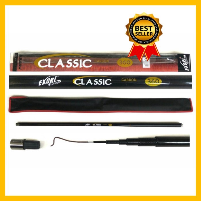 Exori Classic Joran Tegek Carbon 300/360/450 Tongkat Pancing