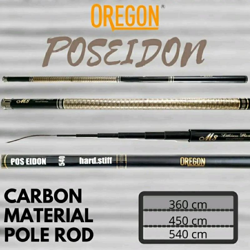 OREGON POSEIDON 360,450,540 BAHAN CARBON RINGAN
