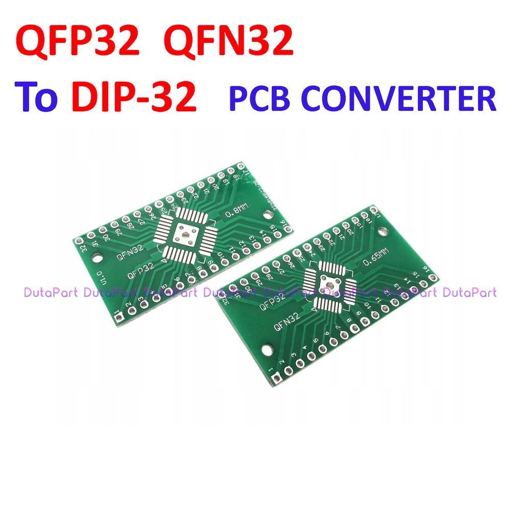 PCB Board SMD QFP32 QFN32 To DIP32 DIP 32 Adapter Converter