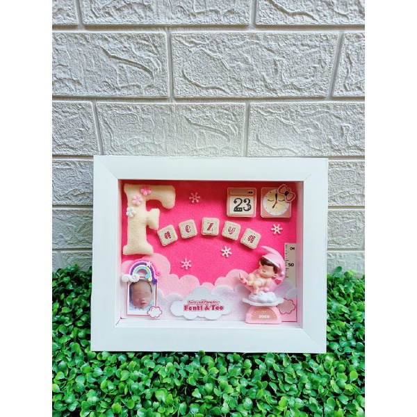 BIODATA BAYI 3D/ BABY BOX FRAME 3D