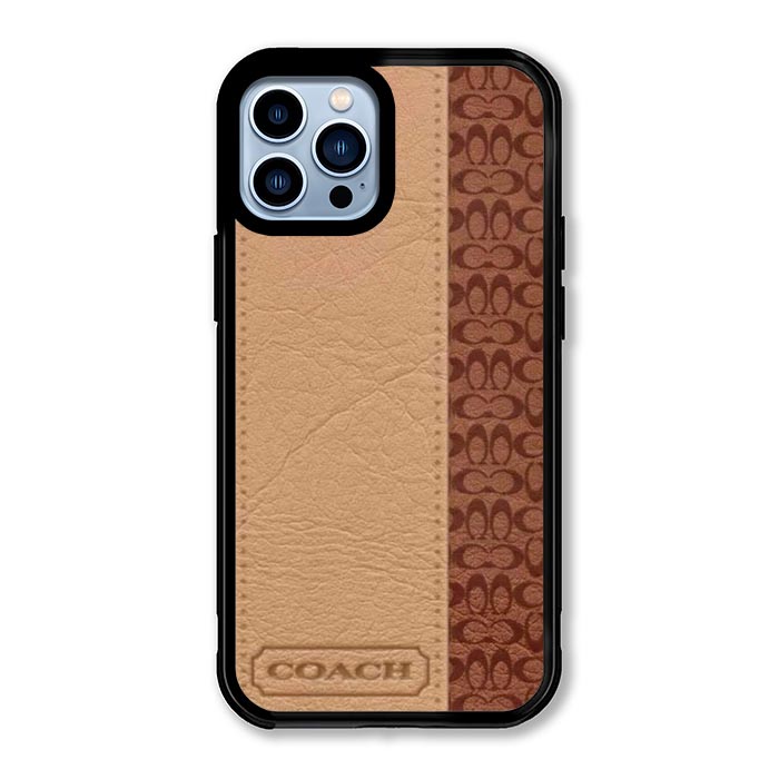 Custom Casing  iPhone 13 Pro Max | iPhone 13 Pro | iPhone 13 | iPhone 13 Mini Coach Bag Brown E1642