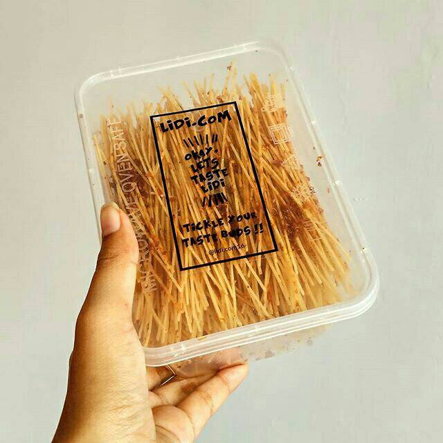 

Mie Lidi Pedas Gurih Medium