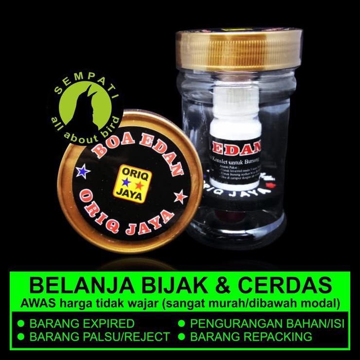 Indh Boa Edan Oriq Jaya Vitamin Penggacor Untuk Burung Lovebird Kenari Dll Gratis Ongkir Kode 1038