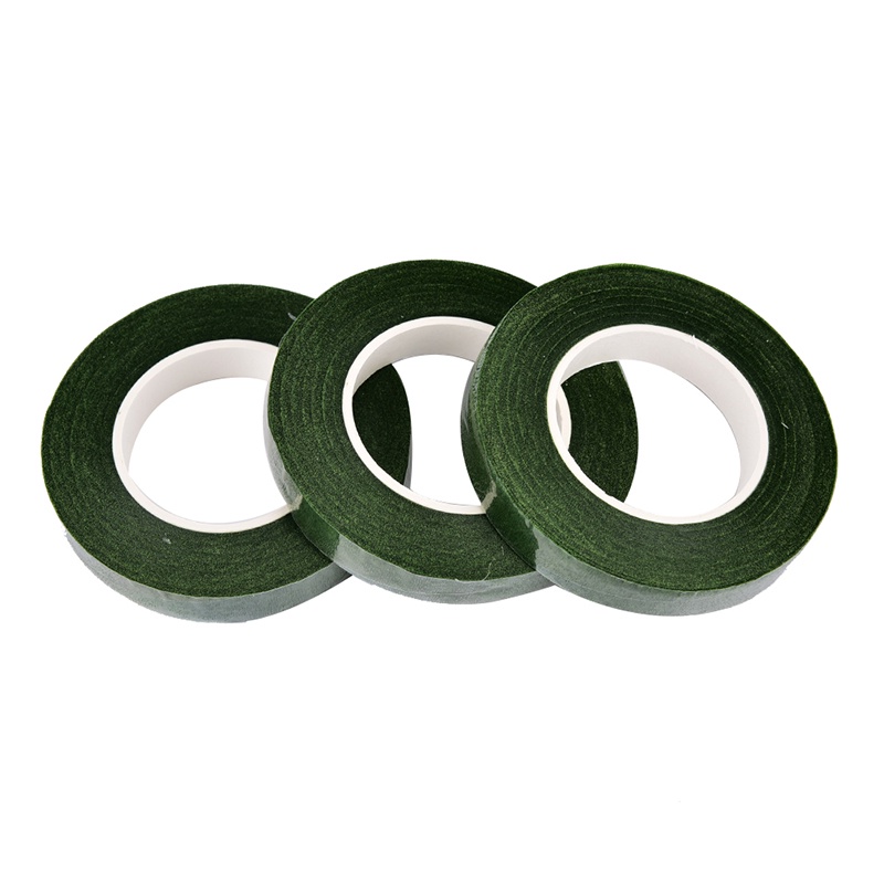 %Home &amp; living%%Durable Rolls Waterproof Green Florist Stem Elastic Tape Floral Flower 12mm Tape