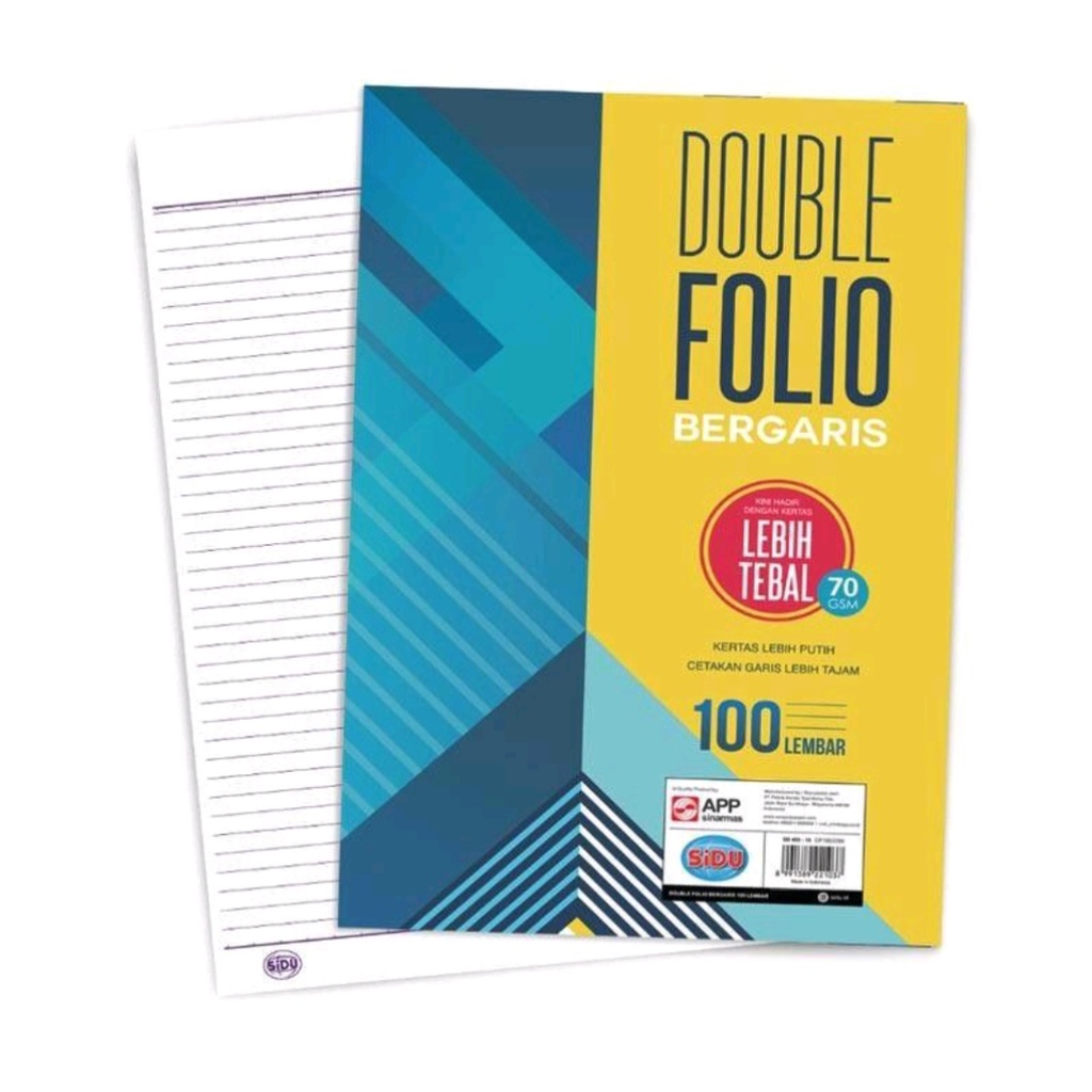 

Gramedia Yogya - SIDU Double Folio Bergaris 100 Lembar / Kurnia Agung