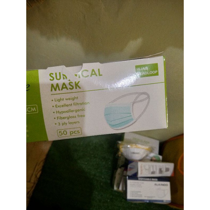 Masker O care hijab 3 ply 50 pcs