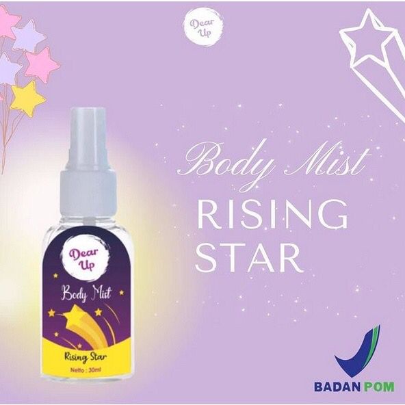 DEAR UP BODY MIST FRAGRANCE SPRAY TAHAN LAMA BPOM