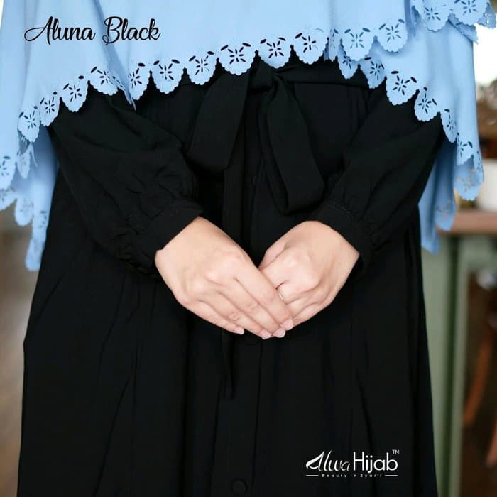 New Gamis set hijab syarii aluna alwa