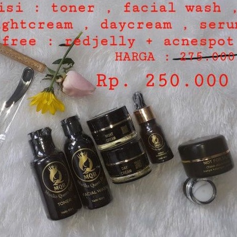 MQB Mustika Queen Beauty Brightening Series BPOM Skin Care Halal - MQ Beauty Krim Perawatan Wajah [B