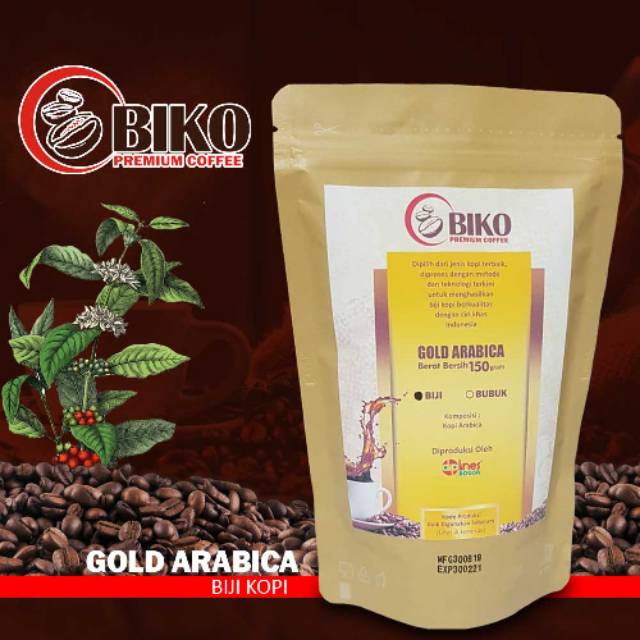 

Kopi biji BIKO Gold Arabica