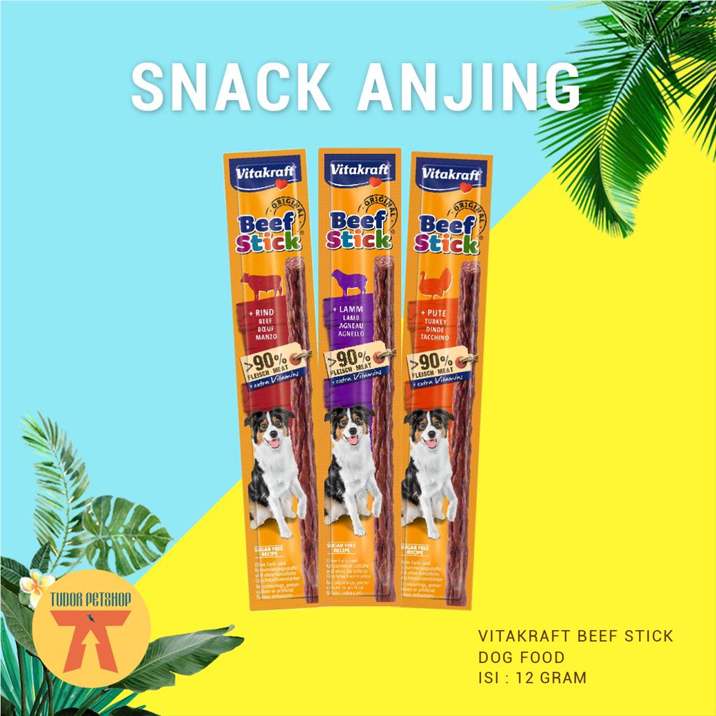 VITAKRAFT DOG BEEF STICK 12 GRAM CEMILAN / SNACK ANJING