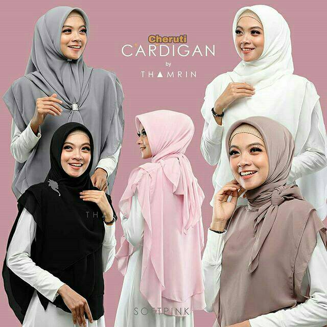 hijab jilbab instan cardigan cheruti babydoll