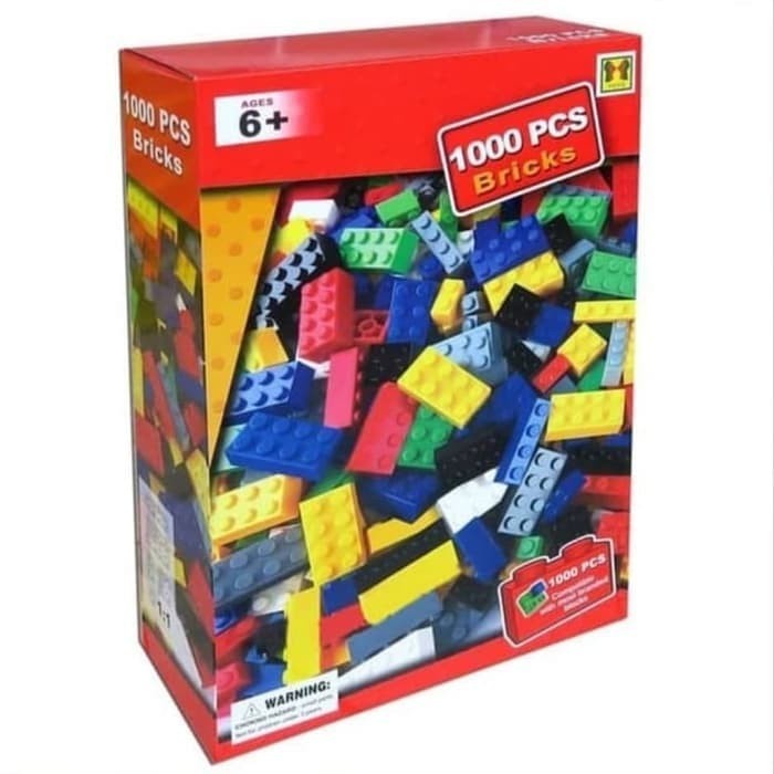 Cod Lego Bricks 1000 pcs Mainan Creative Building Block / Mainan Balok 1000pcs
