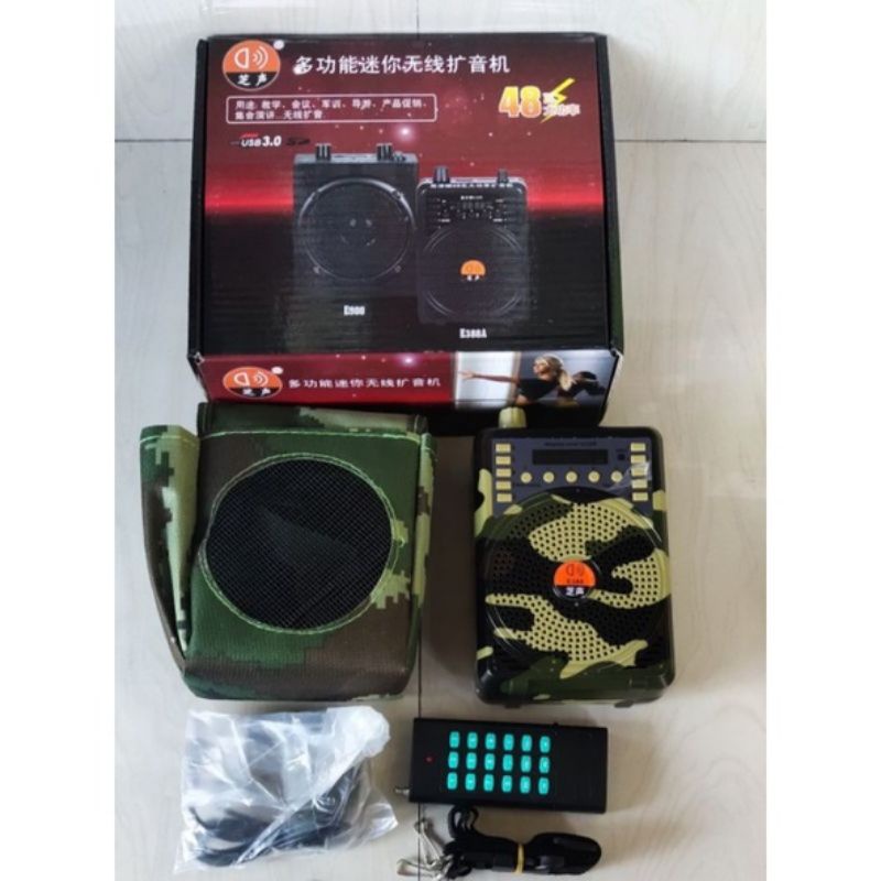 Bird caller/speaker buruan/pemanggil buruan 48W tipe E388