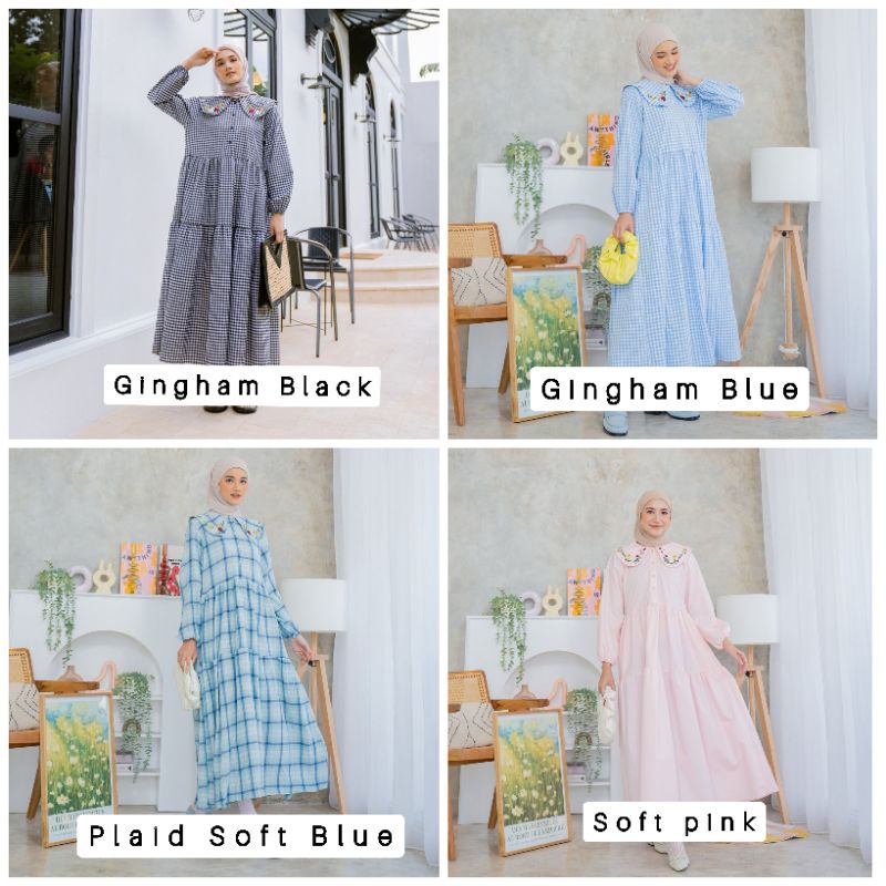 Diora Gingham dan Diora Polos by haideeorlin