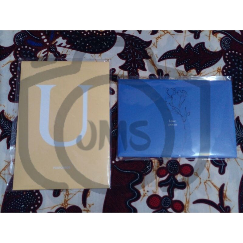 [READY SEALED] IU OFFICIAL Postcard Love Poem April 2020 set tag Photocard PC IU Lee Ji Eun MD Merch