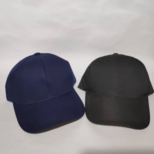 Topi polos bahan tuil