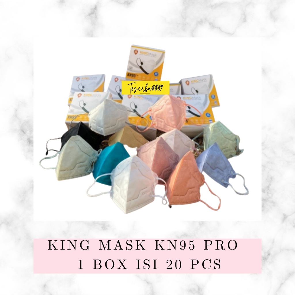 MASKER KN95 PRO KING MASK SHUMU MASKER N95 SHUMU 6PLY 1 BOX ISI 20 PCS PREMIUM MURAH